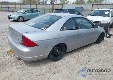 2004 Honda Civic Lx из США, поврежденный, VIN 1HGEM22594L074053